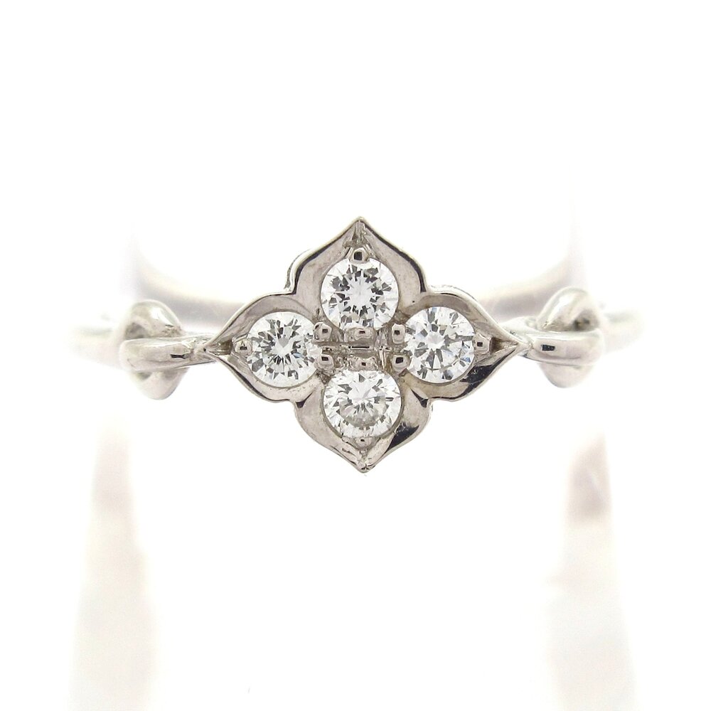 Cartier Hindu Ring 18K White Gold Diamond
